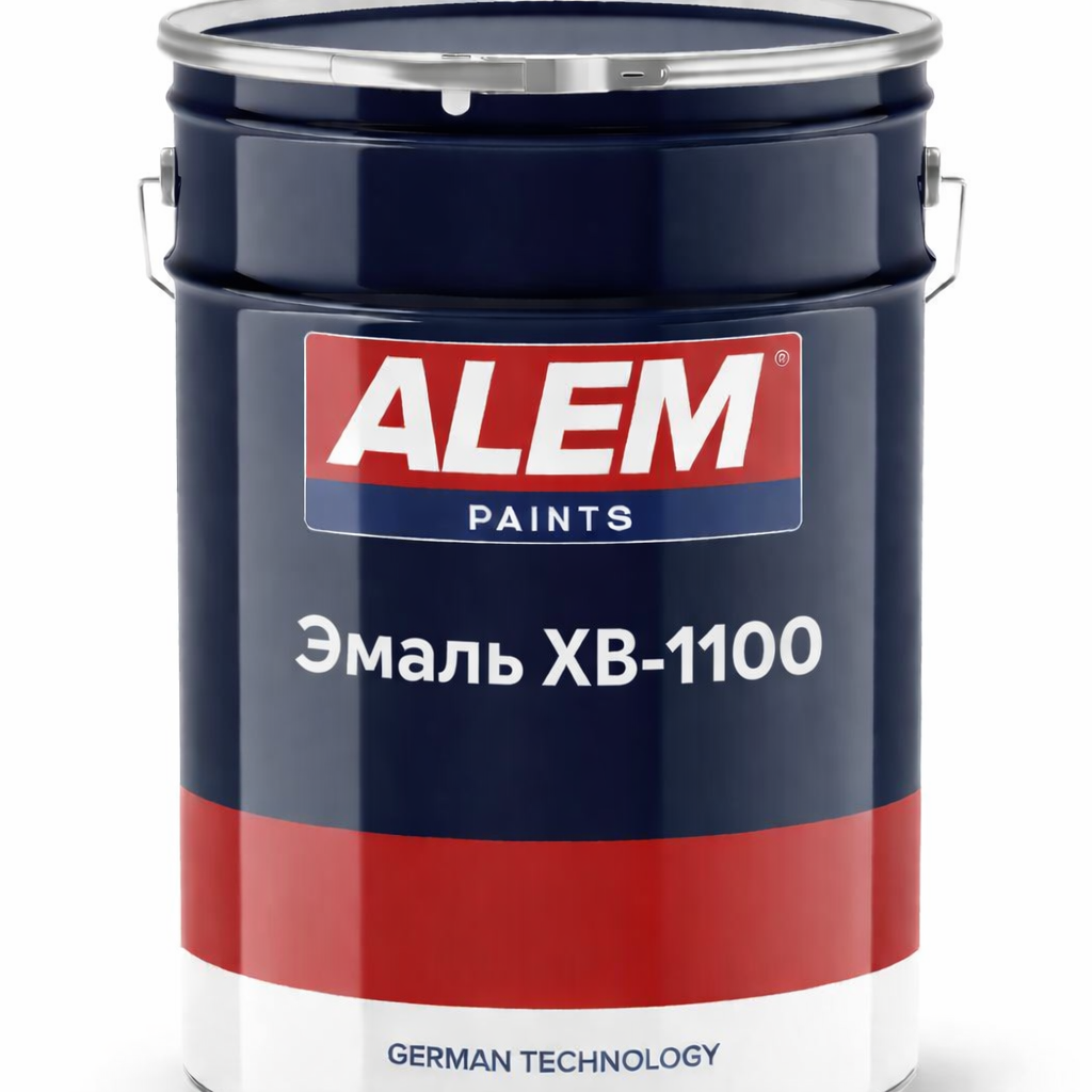 Эмаль ХВ-1100 ALEM — перхлорвиниловая эмаль по металлу и дереву