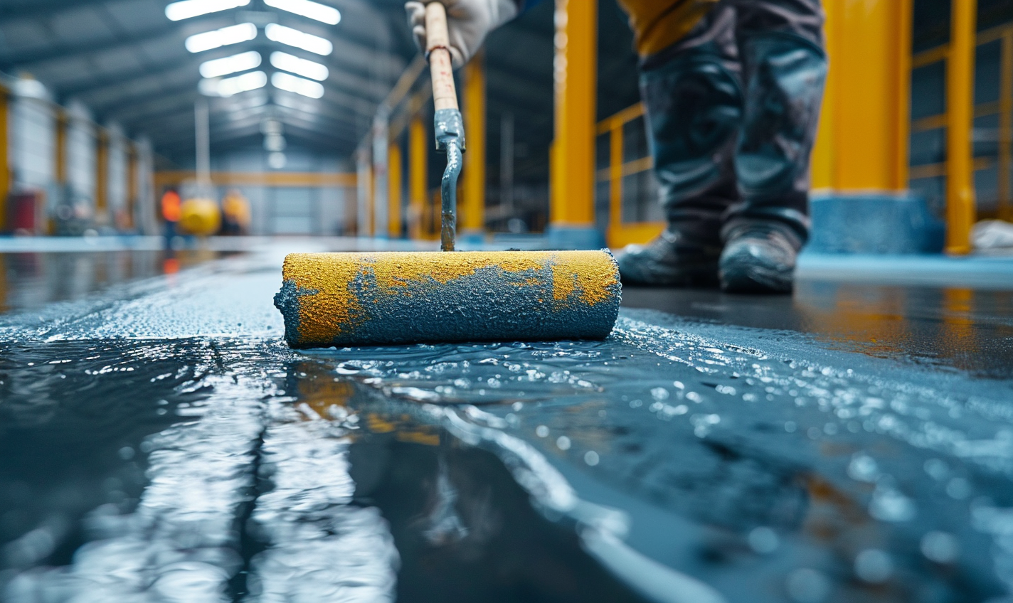 Эпоксидные, цинковые и акриловые покрытия по бетону